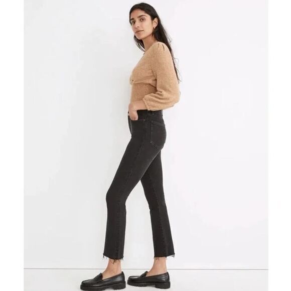 NEW Madewell Cali Demi-Boot Jeans‎ in Bayland Wash: Raw-Hem Edition, 24 - Picture 2 of 15